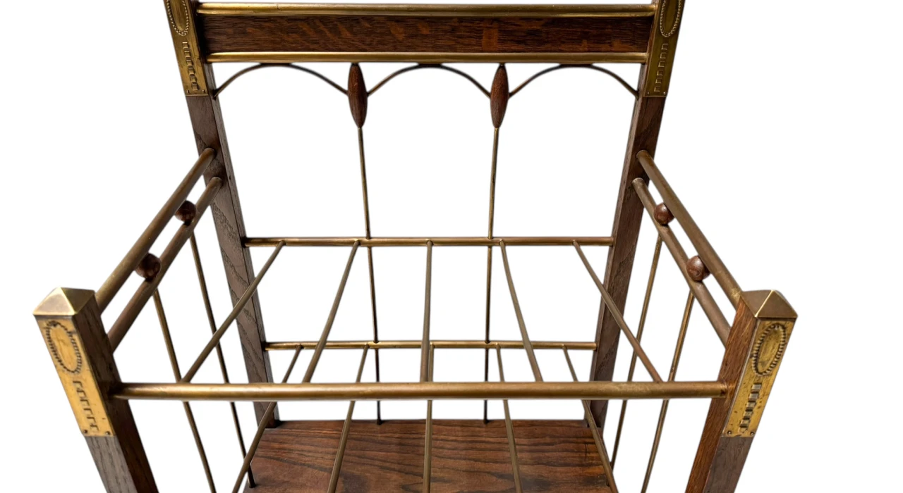 Arts & Crafts Art Nouveau Magazine Stand by Meubelmagazijn Rembrandt Amsterdam